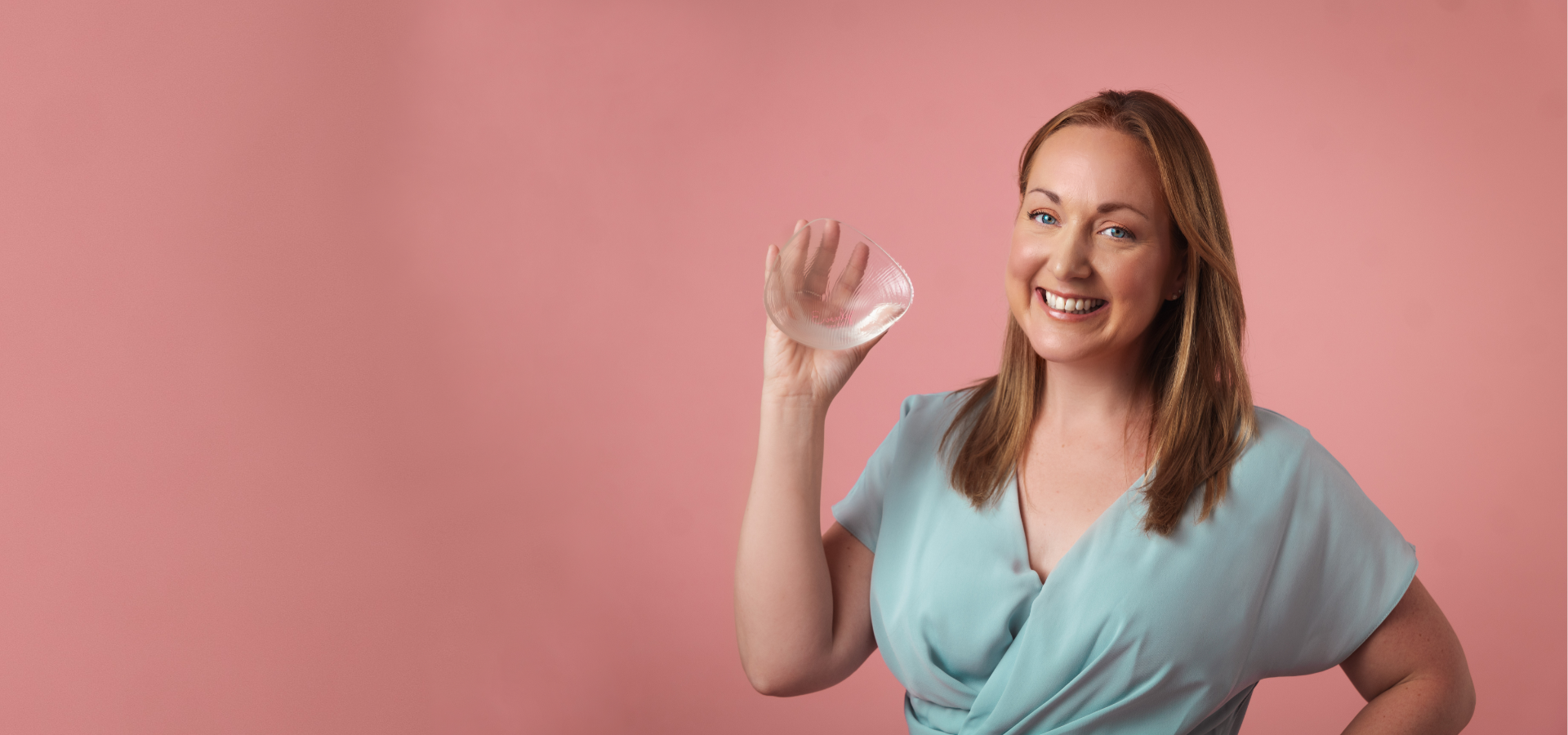 Kate Taylor Evenly founder with bra insert