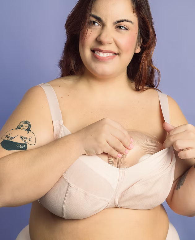 Model wearing a Royce lingerie fuller cup bra